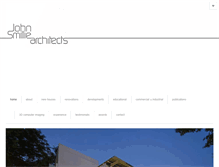 Tablet Screenshot of johnsmilliearchitects.com